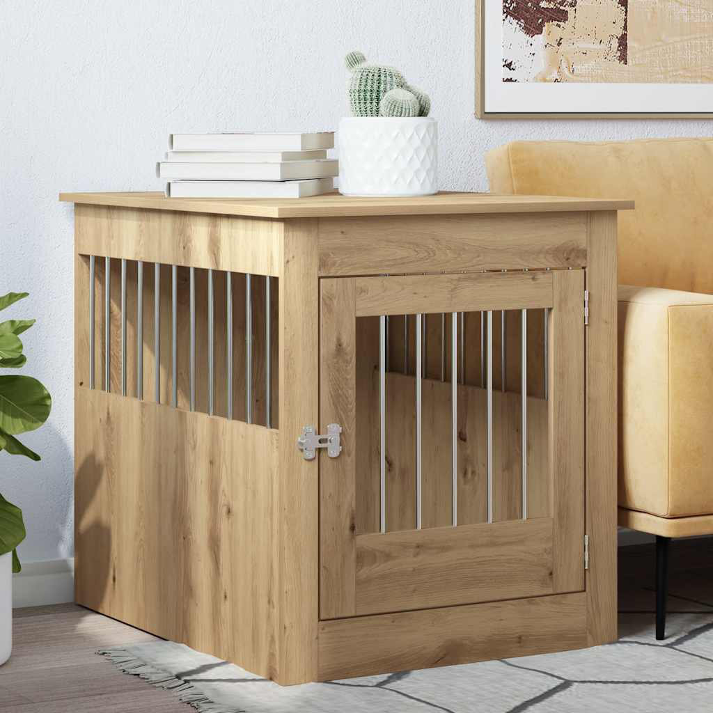Dog Crate Furniture Pet Doghouse Dog Kennel Dog Cage Engineered Wood