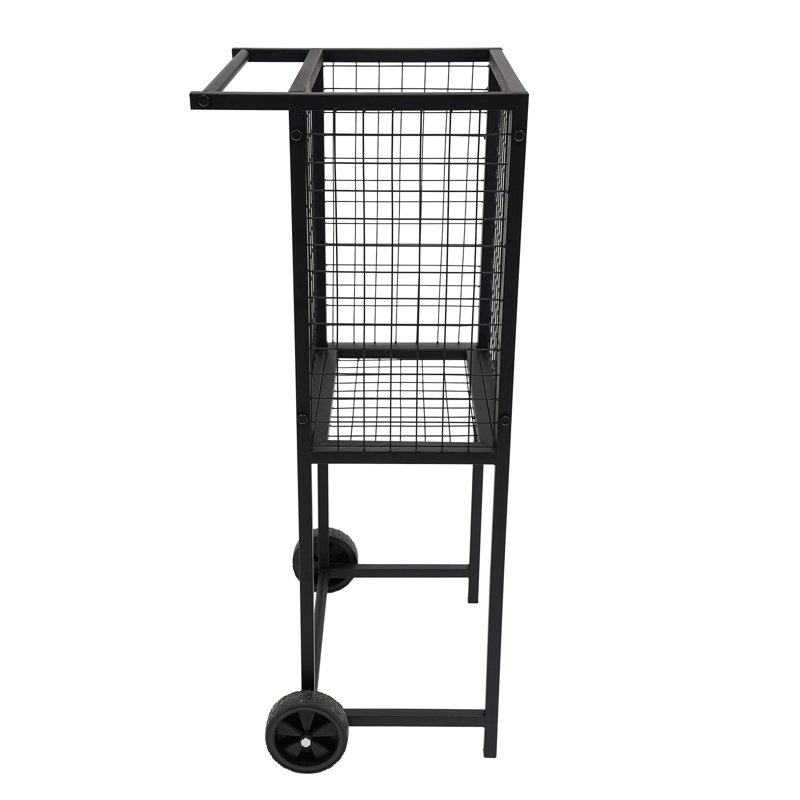 Rolling Cart For Tennis Balls 21.7*16.7*39.4In(W*D*H)
