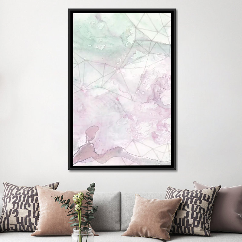 «Centauri I» par Renée Stramel, reproduction sur toile tendue sur châssis, H 48 po x l 32 po x P 1,5 po, Pas de tapis