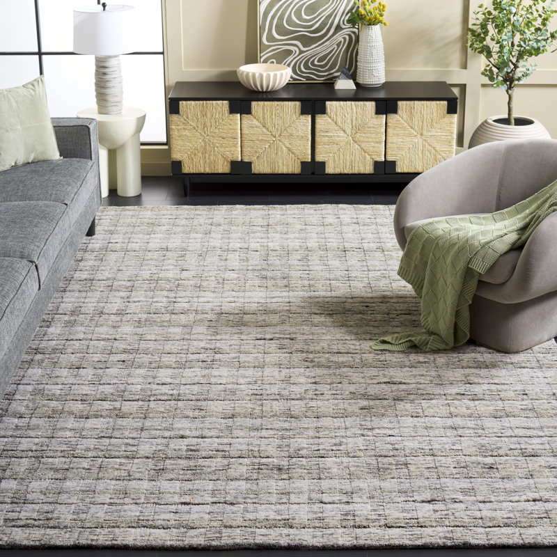 Tapis gris Frodine 501, Rectangulaire 8 pi x 10 pi