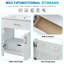 Meuble-lavabo de 30 pouces avec lavabo en céramique et beaucoup de rangement-303232893