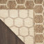 Tapis intérieur / extérieur brun clair Koebe-454238124