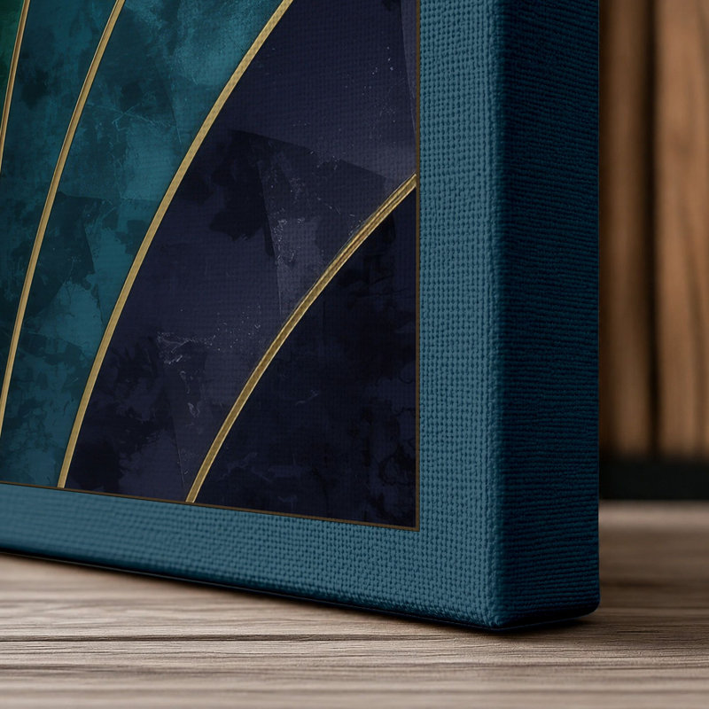 Print, 18x12 - 45.7 x 30.5 cm, Teal Border