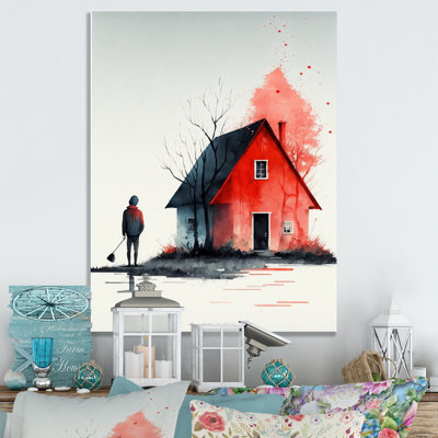 «Autumn At The Countryhouse I», reproduction sur toile