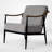 26'' Wide Mid-century Modern Lounge Chair Upholstered Deep Seated Accent Chair-1700573964