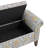 Storage - Flip Top Bench, Floral Upholstery 24.87 In. Height , Pattern, Hardwood Frame, Interior Space