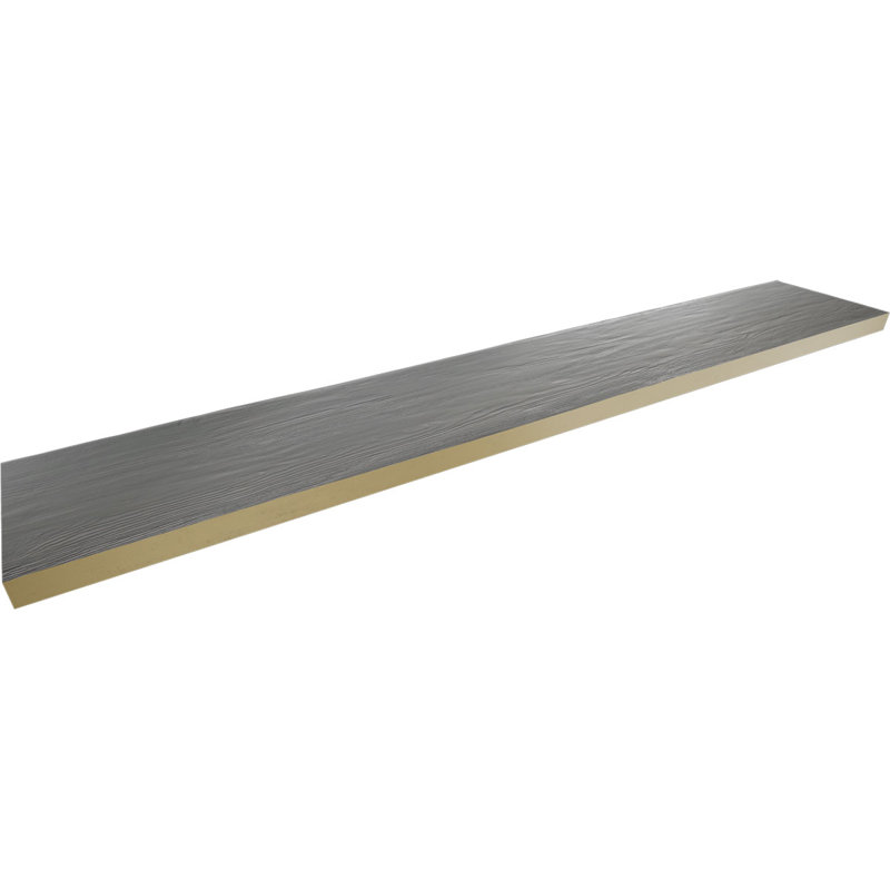 Planche de poutre en faux bois Endurathane, H 6 po x l 96 po x P 1 po, Coquillage