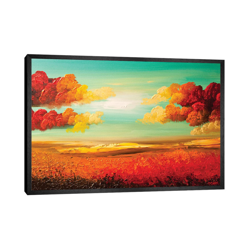 Heaven's Gate by Osnat Tzadok - Painting on Canvas, Black Framed, 101.6 cm H x 66.04 cm W
