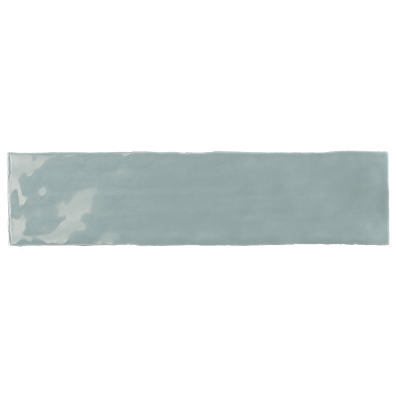 Subway Tile 3" x 12" Straight Edge Ceramic Singular Wall & Floor Tile, Aegean Blue