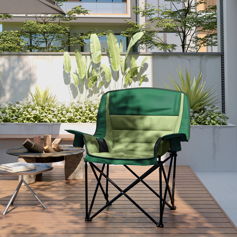 Folding Camping Chair, Olive Green