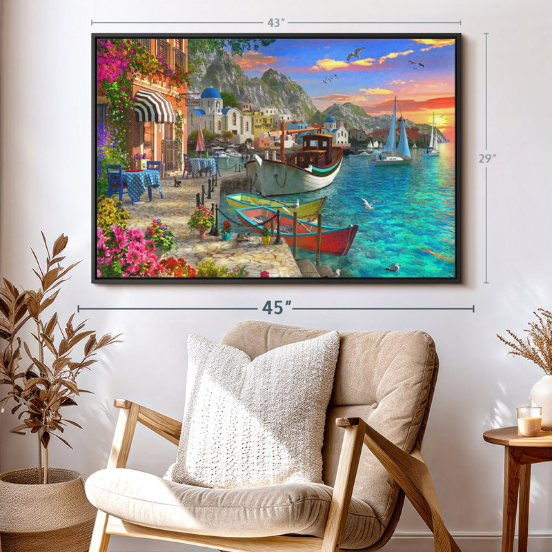 Impression sur toile Grandios Grèce, H 43 po x l 29 po