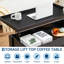 Table basse à plateau relevable avec rangement caché, table de centre moderne en bois avec grand compartiment et tablette, table de salle à manger de bureau montante pour le bureau à domicile petit espace-1465312859