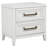 Loane 2-drawer Nightstand Bedside Table Distressed White