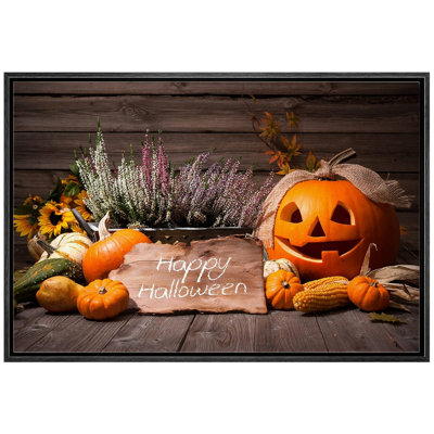 Automne, citrouille, moisson, Halloween