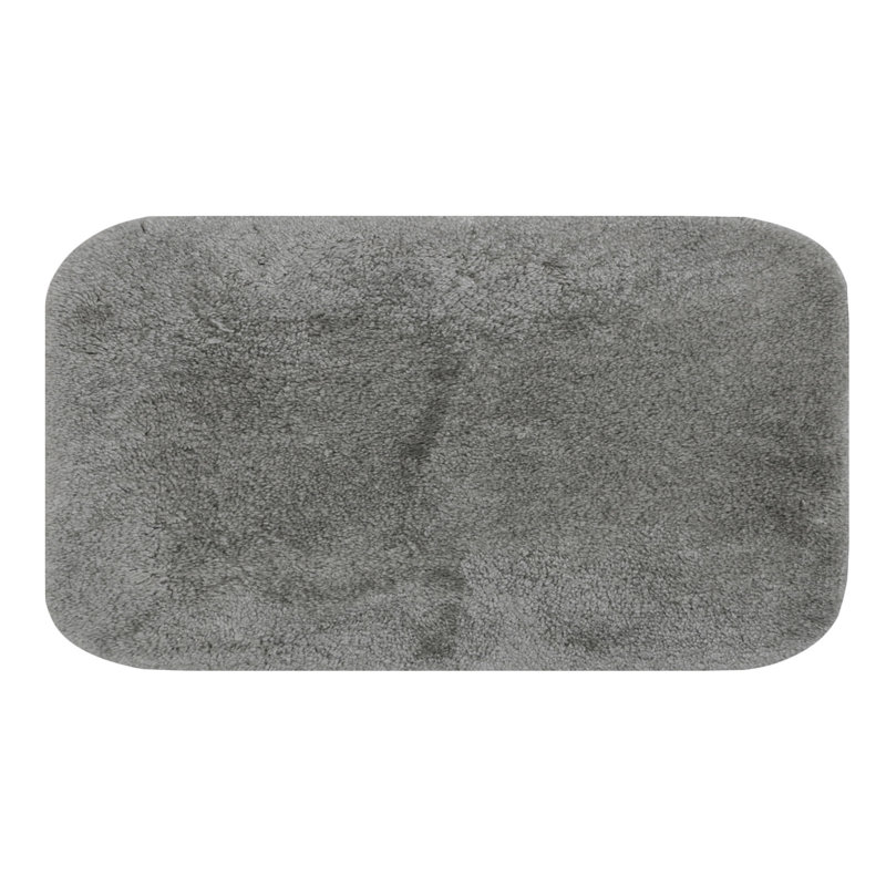 Tapis pour salle de bain McCallsburg, H 1,1 po x l 22 po x L 39 po, Gris
