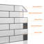 5.9'' W x 11.8'' L Gel Peel and Stick Peel & Stick Backsplash Tile-43429387
