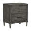Table de chevet style transitionnel 1pc