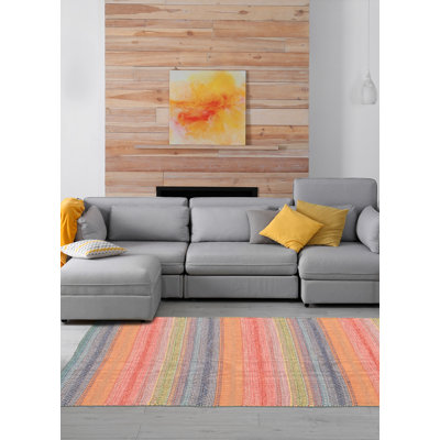Wool Striped Indoor Rug
