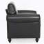 Canapé 1 place confortable et élégant avec coussin amovible et décoration élégante, parfait pour divers décors