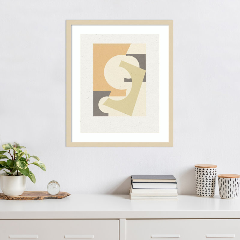 «Paper Collage No 1» par le studio d'art mural MIUUS, H 25 po x l 21 po