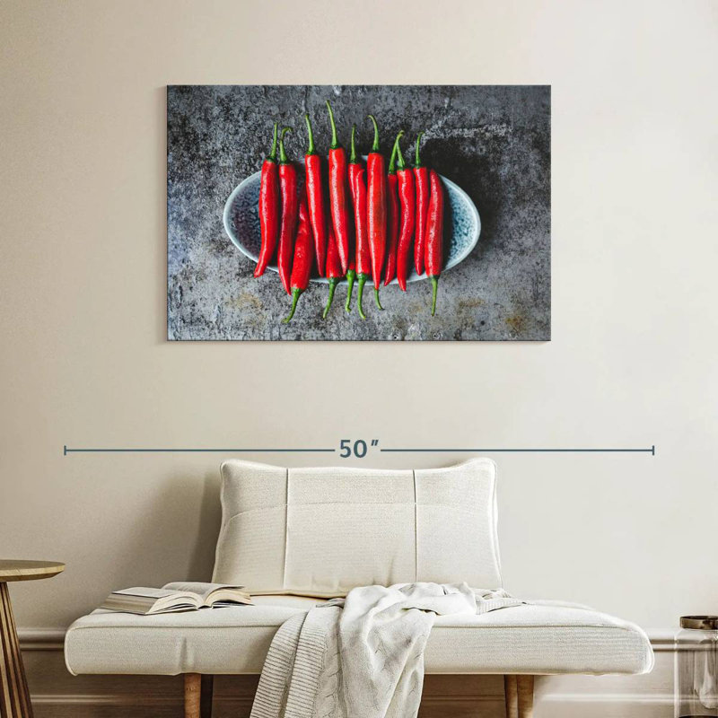 Yarlin Peppers, 26" H x 39" W