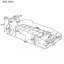 Lit plateforme simple en forme de voiture de course avec roues, bleu-498215521-498215523