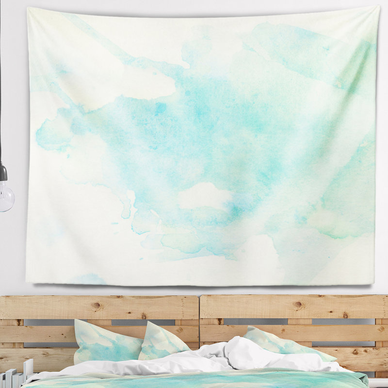 Tache abstraite de la tapisserie d'imagination, H 32 po x l 39 po