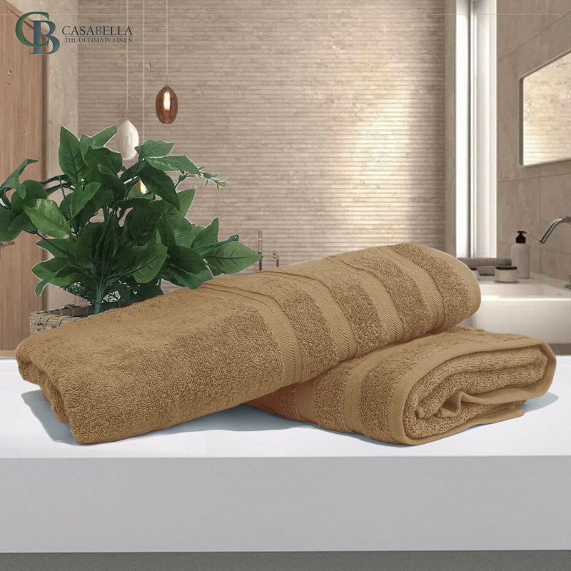 Casabella Luxury Jumbo Bath Sheet, Truffle