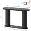 Console cannelée, table d'entrée étroite en bois avec tablette de rangement 42,5 pouces-2055303434-2055303669-2055303436