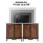 Armoire d'appoint en bois massif à 2 portes avec assemblage simple Arshawn-91924620