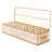 96 3" Slots Side Handle Under Bed Organizer With Divider Zipper, Cherry Red-107132916