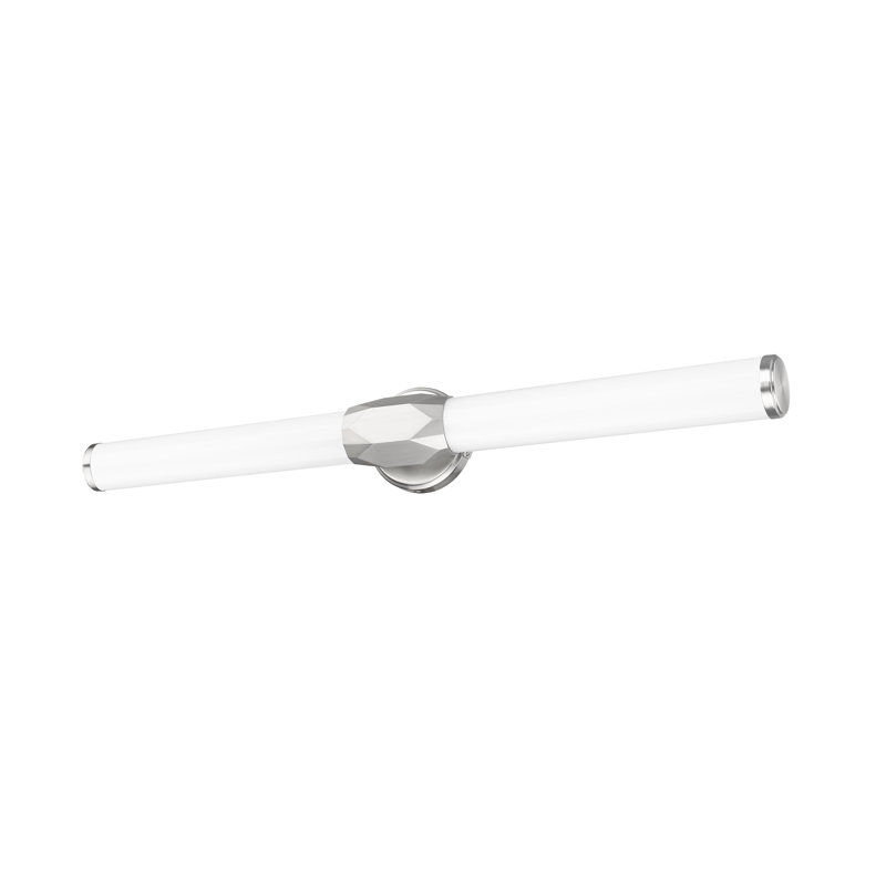 Éclairage pour meuble-lavabo à DEL à intensité variable Ismerai, Nickel brossé
