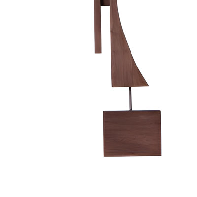 Designer Abstract Solid Wood Sculpture Art Ornament
