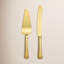Portola Satin Gold 2-Piece Dessert Set