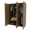 Armoire en chêne naturel avec plusieurs tiroirs