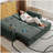 It is a multi-functional sofa, a 77-inch convertible sofa bed, and a 2-in-1 piece suitable for both sitting and lying down. Made of  Sheneyron fabric, it is suitable for living rooms, bedrooms-1305105546