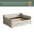 Daybed With Drawers Upholstered Tufted Sofa Bed, With Button On Back And Piping On Waved Shape Arms-300554958-300554962