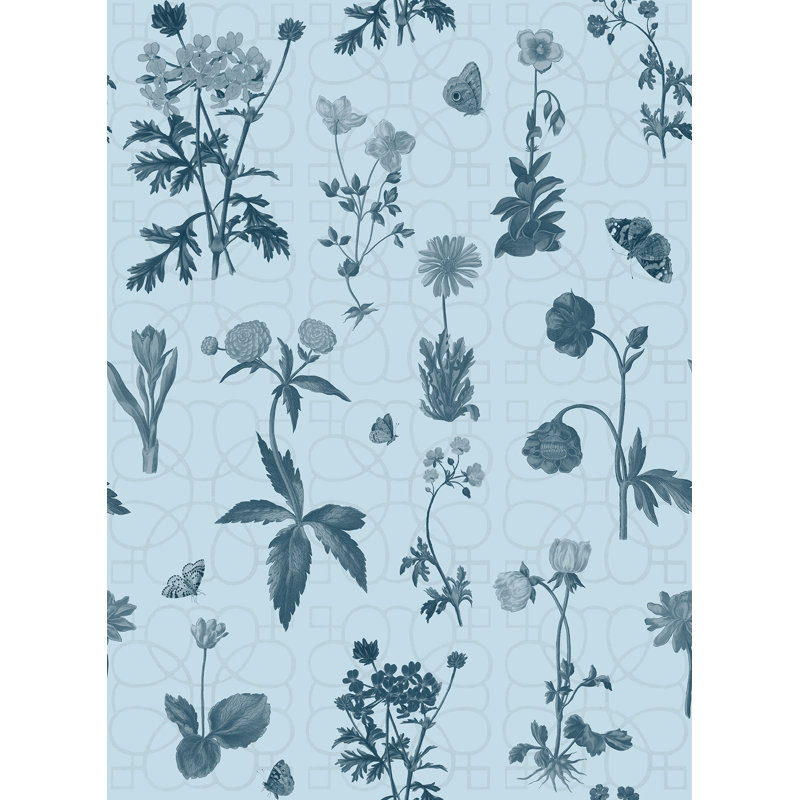 Journal de fleurs yuki osada tonal, Bleu ton sur ton