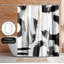 Strayer Polyester Abstract Shower Curtain