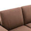 Causeuse-lit escamotable de 57,9 po avec matelas à mémoire de forme simple avec deux ports USB pour les espaces de salon-133574463