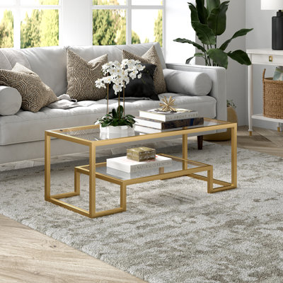Frame Coffee Table with Storage