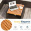 Ensemble de patio en osier 3 pièces avec coussins beiges et table de rangement en bois d'acacia pour espaces extérieurs compacts-2006536628