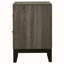 Table de chevet 2 tiroirs Grey Oak