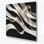 Art mural horizontal gris rayé gris anthracite