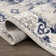 Bindin Oriental Navy Blue Area Rug