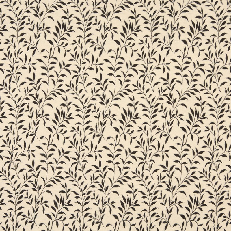 Tissu floral matelassé, Brun