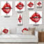 Horloge murale pour la Saint-Valentin-795353592