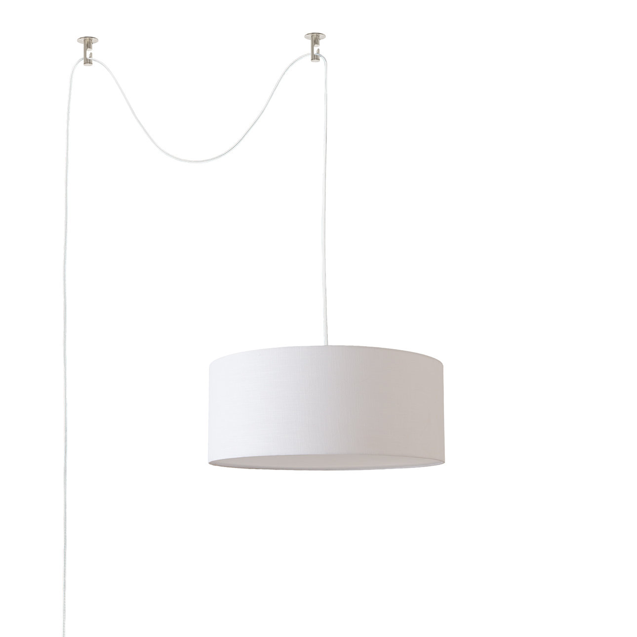 Stretch Dimmable 1 - Light Pendant, Satin Nickel