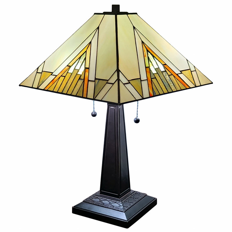 Canizales Metal Lamp, Beige/Brown