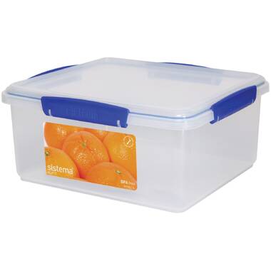 Sistema Klip It 169.07 Oz Clear Food Storage Container - Pack Of 2 : Target